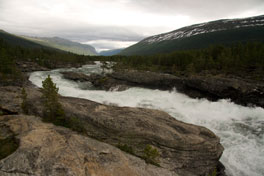 Waterval "Donfoss" bij de andere camping.