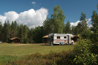 Een mooi plekje op en kleine camping.