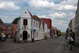 Het oude stadje Ribe