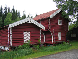 Traditioneel voorraadhuisje