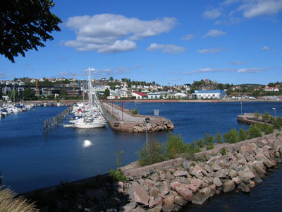 Jachthaven van Kristiansand.