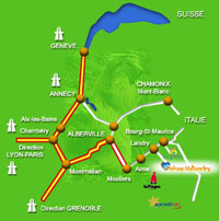 Map Vallandry